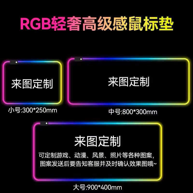 RGB发光鼠标垫